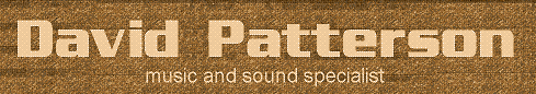David Patterson - Audio Specialist